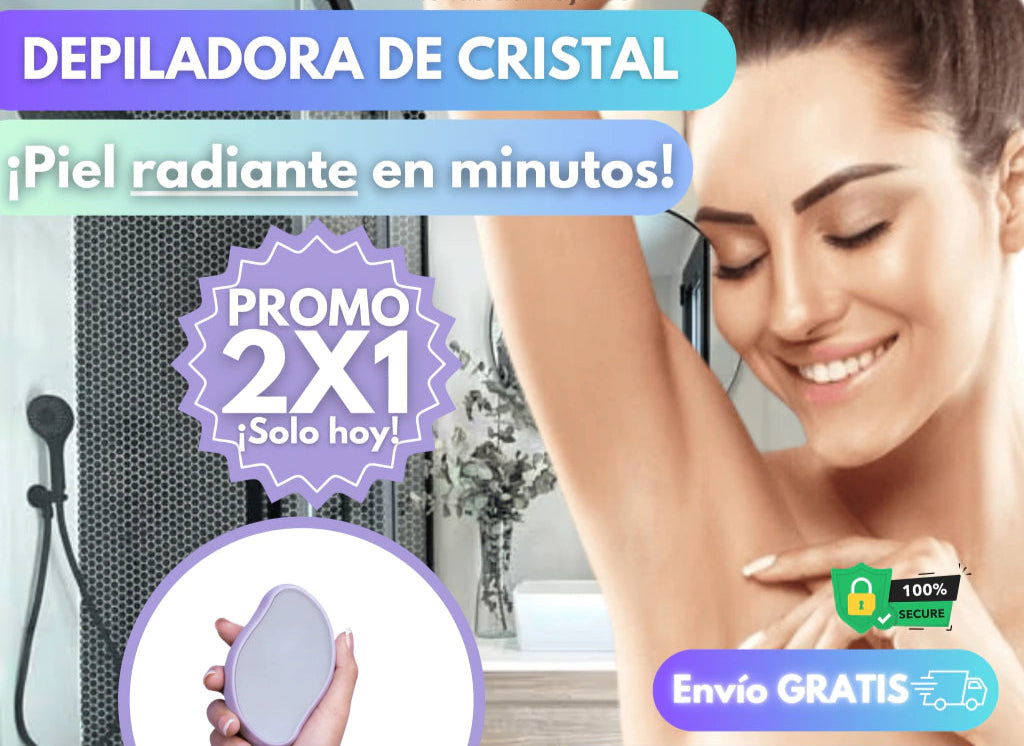 Depiladora de Cristal Safety + Envío gratis [Promo 2x1]